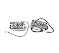 Pastilla de alto rendimiento para guitarra eléctrica Alnico Humbucker Pastilla Grabado Flores Doble Pastilla Humbucker Reemplazo