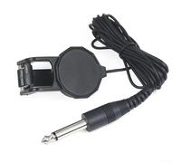 Pastilla de audio con clip para guitarra acústica, violín, ukelele, transductor de micrófono piezoeléctrico con sonido natural claro, compatible