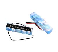 Pastilla de bajo con diseño artístico de mármol para guitarras de 4 cuerdas, cuenta con 5 imanes Alnico y tecnología de encapsulado de cera para tocar pastilla de bajo precableada