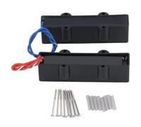 Pastilla de bajo de 4 Cuerdas, 2 uds., Salida de Sonido Limpio con Vibración, Pastilla de bajo de Jazz de Bobina única para bajo Eléctrico de Jazz con Componentes Completos