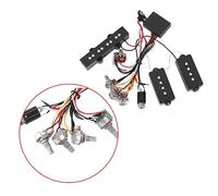 Pastilla de bajo, pastilla de guitarra de preamplificador de bajo de metal de volumen A500K, profesional para guitarra eléctrica de bajo de jazz