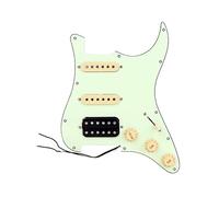 Pastilla De Bobina Simple Para Guitarra Eléctrica, Golpeador Precableado, Placa Antiarañazos (Color : SSH18)