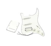 Pastilla De Bobina Simple Para Guitarra Eléctrica, Golpeador Precableado, Placa Antiarañazos (Color : SSH19)