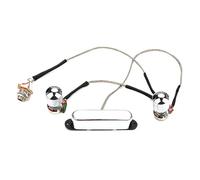Pastilla de bobina única precableada para guitarra eléctrica con perillas, pastilla Humbuckers para guitarra, parte eléctrica, fácil de usar, precableada con perillas