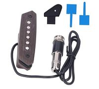 Pastilla de Boca Amplificador de Guitarra acústica Piezas de Repuesto sin Perforaciones Accesorios Tonos equilibrados de bajo Ruido Metal Duradero Fácil instalación para