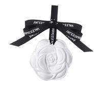 Pastilla de cera de yeso para aromaterapia, colgante de flores para coche, difusor de aceite duradero para coche, ambientador de coche reciclable para viajes perfumados y ecológicos