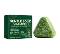 Pastilla de Champú Sólido - Jabón Triangular Refrescante Control de Encrespamiento,Pastilla De Champú Limpiador Capilar,Para Mujeres Niños Niñas Jóvenes Adolescentes Esposo Hijo Hija Familia Amigos