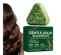 Pastilla De Champú Sólido Para Cabello | Jabón Triangular Refrescante Control de Encrespamiento - Pastilla De Champú Limpiador Capilar,Para Mujeres Niños Niñas Jóvenes Adolescentes Esposo Hijo Hija Fa