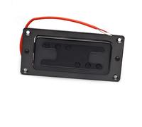 Pastilla De Cobre De Bobina Doble De 6 Cuerdas En Forma De H, 72 X 32 Mm, Cable Rojo, Cromo Dorado Y Negro(Neck A)