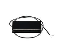 Pastilla de doble bobina de alta calidad con resistencias de 7,85 K, 2 cables, cubierta negra, adecuada para guitarras eléctricas y guitarras