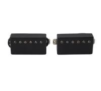 Pastilla de Doble Bobina, Pastilla Humbucker para Guitarra, Cable de 3 Núcleos, Tornillos Ajustables de una Sola Fila, Alnico 5 Mate para bajo (GMB227 Negro)