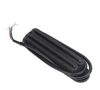 Pastilla de Doble Carril, Imán de Cerámica Humbucker de Doble Carril con Reducción de Ruido Silencioso ABS para Guitarra Eléctrica(Pista negra)