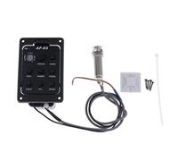 Pastilla de ecualizador profesional de 4 bandas para guitarra acústica, afinador de micrófono integrado, sistema de ecualizador avanzado con micrófono y control de volumen, para amplificar guitarras