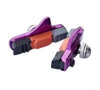 Pastilla de freno C para bicicleta de carretera con marco de aleación de aluminio y goma de freno reemplazable estilo cajón en tres colores, con fórmula de freno para todo tipo de clima y tornillos de