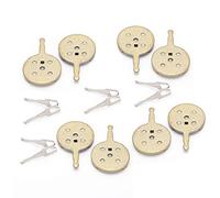 Pastilla de freno de disco de bicicleta totalmente met¨¢lica, disipaci¨®n de calor Accesorio de freno de bicicleta para todo clima Pastilla de freno de disco de bicicleta totalmente met¨¢lica