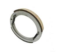 Pastilla de freno para fresadora tipo 2#3#4#, pastillas de freno de metal, diámetro 154 mm x 110 mm x 16,5 mm, pieza de repuesto resistente al desgaste para maquinaria industrial (A)