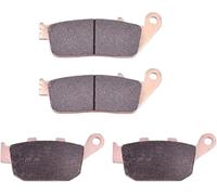 Pastilla de freno trasera de motocicleta Pastillas de freno para motocicleta VT 250 FL Spada Castec VTR 250-9 WY 1-7 MC33(Copper Front Rear)