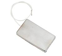 Pastilla de Guitarra, Accesorio de Instrumento Ultrafino de Metal, Pieza de Repuesto para Caja de Cigarros Plateada,Accesorios generales para guitarra.