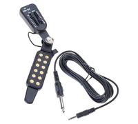 Pastilla de guitarra acústica con volúmenes, afinador de tono, 12 orificios de sonido, transductor magnético, accesorios de instrumentos musicales, transductor acústico, piezas y accesorios