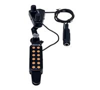 Pastilla de guitarra acústica de 12 agujeros, transductor de sonido con volúmenes, afinador de tono, accesorios para guitarra