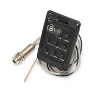 Pastilla De Guitarra Acústica De 4 Bandas 301 Con Sintonizador, Mezcla De Micrófono, Preamplificador, EQ, Sintonizador, Tablero De Ritmo Con Piezo Suave 201 ISYS (Color : 201 without Mic)
