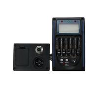 Pastilla De Guitarra Acústica De 5 Bandas Preamplificador EQ Sintonizador LCD Ecualizador Piezoeléctrico