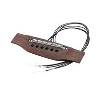 Pastilla de guitarra acústica de madera rosa para instrumentos de 6 cuerdas con pastillas eléctricas de alto rendimiento