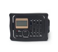 Pastilla De Guitarra Acústica De Tres Etapas, Caja Eléctrica, Pastilla Piezoeléctrica EQ Para Guitarra Acústica Con Micrófono Ajustable