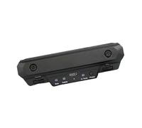 Pastilla De Guitarra Acústica Folk Sin Necesidad De Perforar Agujeros Caja De Vibración De Rendimiento Profesional Amplificación De Sonido(Black)