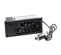 Pastilla de Guitarra Acústica, Indicador de Batería de Equilibrio EQ de Pastilla Acústica con Accesorios para Instrumento Musical