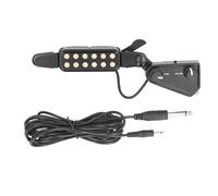 Pastilla de Guitarra Acústica, Pastilla de Guitarra Magnética, Tono y Volumen Ajustable, Pastilla de Guitarra con Almohadilla Suave, Longitud del Cable de 3 Metros