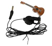 Pastilla de guitarra acústica | Pastilla de instrumentos de guitarra con clip | Ayuda de reproducción de audio, suministros de instrumentos de cuerda para concierto, violín, mandolina, ukelele