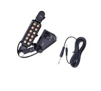pastilla de guitarra acustica Pastilla De Sonido Para Guitarra Acústica De 12 Orificios Cable De Audio Magnético Piezas De Guitarra No Es Necesario Perforar
