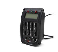 pastilla de guitarra acustica Preamplificador De Guitarra Acústica De La Serie G-Tone Ecualizador De 3 Bandas Sintonizador LED Color Negro(GS-3)