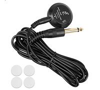 Pastilla de guitarra acústica, transductor de micrófono de contacto piezoeléctrico para guitarra acústica, ukelele, violín, mandolina, banjo, violonchelo, kalimba, arpa, etc.