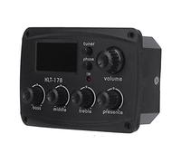 Pastilla de guitarra clásica, juego de sintonizador de pantalla LCD, juego de pastillas de guitarra, pastilla de guitarra para folk clásico para guitarras acústicas(KLT-17B)