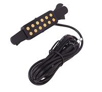 Pastilla de guitarra con clip para guitarra acústica de 38 a 42 pulgadas, transductor eléctrico, amplificador de sonido, longitud de 10 pies