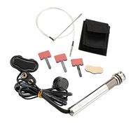 Pastilla de guitarra con controles de volumen y tono, estilos de tubo de bolígrafo, pastilla debajo del sillín de guitarra para accesorios de guitarra acústica