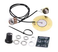 Pastilla De Guitarra Con Parche De Zumbador De 50MM Con Botón De Cuerda De Volumen De Potenciómetro Pastilla Piezoeléctrica Reemplazo de pastilla de guitarra
