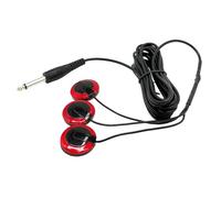 Pastilla de guitarra de 6,35 mm piezoeléctrica estable y adhesiva para bajo, violín, banjo, mandolina, ukelele