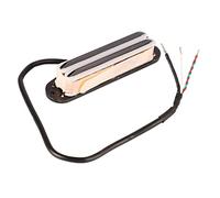 Pastilla de guitarra doble caliente, pastilla de bobina única para Humer, pastilla de metal de 4 cables con e negra, reemplazo interno para guitarra eléctrica