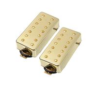 Pastilla de guitarra eléctrica 7 String Guitar Humbucker Pickup Dual En Línea Ranurado Para La Guitarra Eléctrica Chrome Pastilla guitarra eléctrica (Color : Neck and Bridge GD)