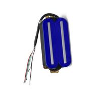 Pastilla de guitarra eléctrica Accesorios Profesionales Para Principiantes Pastilla De Riel De Doble Bobina Para Guitarra Eléctrica Con Imán De Acero De 57mm(Deep Blue)