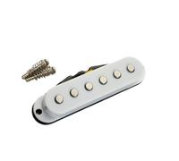 Pastilla De Guitarra Eléctrica Adecuado Para Guitarra Eléctrica ST Clip De Cable De Plástico Alnico5 De Unión Simple Accesorios De Instrumento De Pastilla Plana(Middle A)