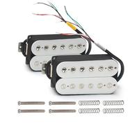 Pastilla de guitarra eléctrica Alnico 2 N-50 7-8K/B-52 8-9K Humbucker Pastilla Alnico II Pastilla de doble bobina Piezas de guitarra Blancas(Neck and Bridge)