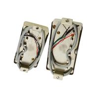 Pastilla de guitarra eléctrica Alnico 4 Hue Coil Pickup Guitarra Eléctrica Cable De Aleación De Níquel De Doble Núcleo De Paso De 49.2 Mm(7)