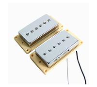 Pastilla de Guitarra eléctrica con Rounds Alnico 5 Humbucker Guitar Pickup Cockup O Puente Pickup De Guitarra Eléctrica Pastilla Guitarra eléctrica (Color : 1 Neck+1pc Bridge)