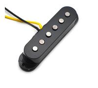 Pastilla De Guitarra Eléctrica De Bobina Simple Alnico 5 Con Parte Superior Escalonada De Fibra De Carbono, Mástil, Medio Y Puente, 50/50/52 Mm, Para Guitarra FD(Middle)