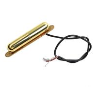 Pastilla de guitarra eléctrica de repuesto estilo ST con tubo de lápiz labial dorado e imanes Alnico, compatible con 3 y 4 cuerdas