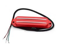 Pastilla De Guitarra Eléctrica Guitarra Eléctrica ST De Seis Cuerdas Pastilla De Doble Bobina Alta Sensibilidad Bajo Nivel De Ruido Pastilla De Doble Pista Pequeña Varios Colores(Red)